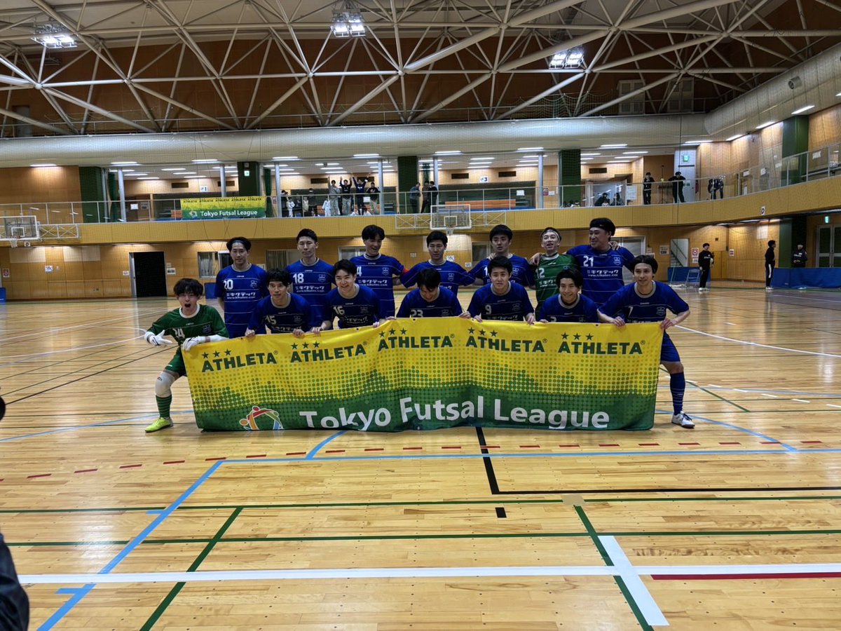 東京都フットサル2部リーグ
第2節　結果
vs BEBE'corriend

前半　0-1
後半　1-1 (No.4高岡)

Total : 1-2 lose…

開幕2連敗。結果を踏まえて次節に向けて準備します。

#フットサル 
#東京都フットサル2部リーグ 
#tfl2 
#アトレチコ新宿 
#フットサルで自分たちらしい真の楽しみを追求