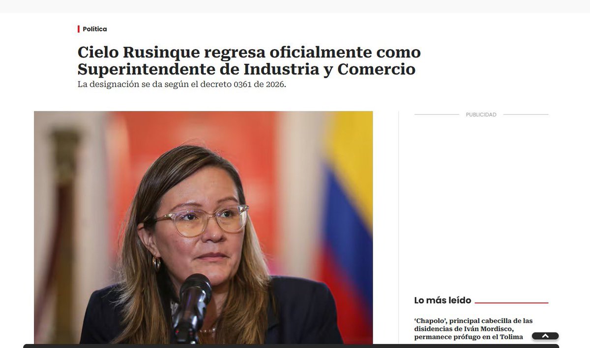 María Fernanda Cabal tweet media