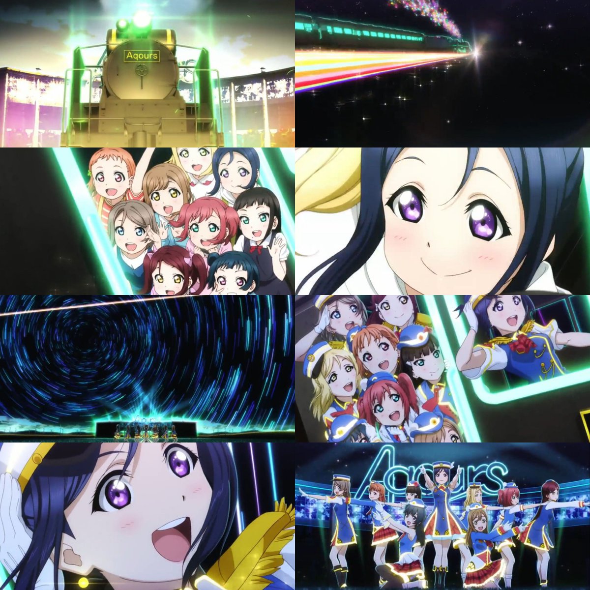 Ken107Muro's tweet photo. 今日でラブライブ！サンシャイン!! Aqoursの「HAPPY PARTY TRAIN」発売から９周年✨🎊
#ラブライブサンシャイン #Aqours 
#HPT9周年 https://t.co/jEl2ecudpn