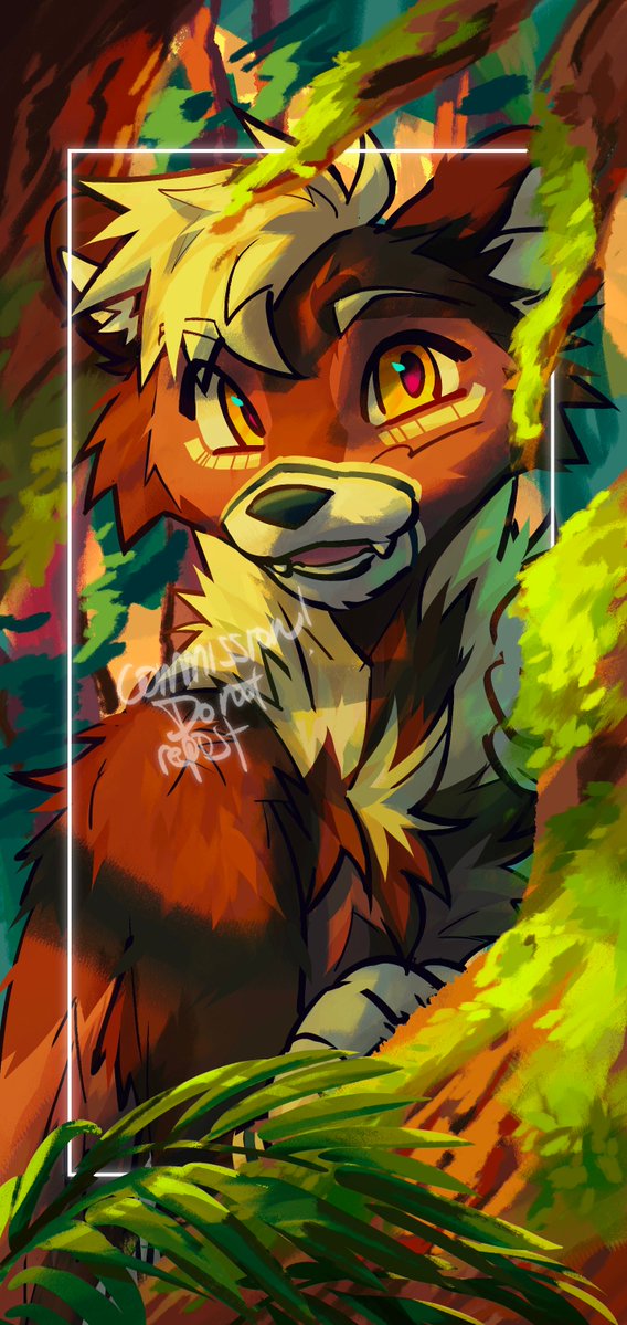 [repost] portrait commission! :)
#furry #furryart