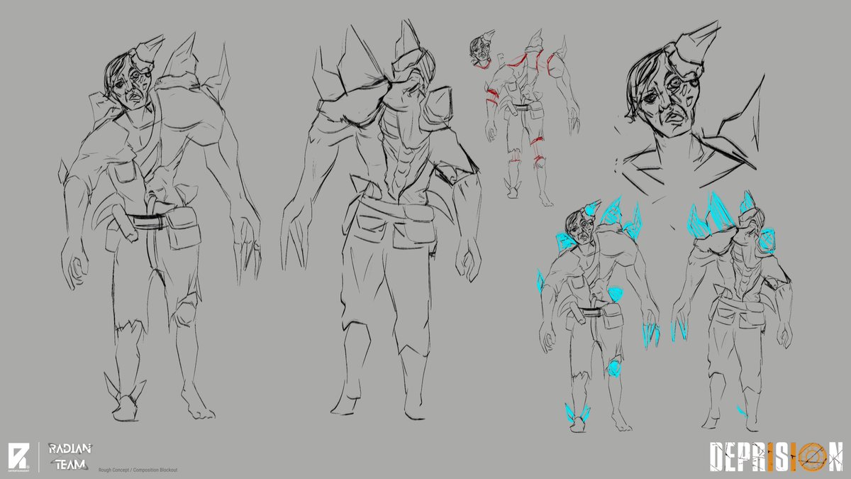 reviseent's tweet photo. Hello! 👋 We’re pleased to share concept art for Enemy 2 from @DeprisionGame, developed by @navxgen_studio with technical approval from @RadianTeam_ and creative supervision by Revise. An impressive showcase of the team’s talent.

#gamedev #indiegamedev #indiedev https://t.co/gmZHQRmTbM