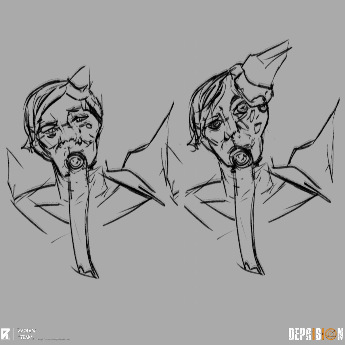 reviseent's tweet photo. Hello! 👋 We’re pleased to share concept art for Enemy 2 from @DeprisionGame, developed by @navxgen_studio with technical approval from @RadianTeam_ and creative supervision by Revise. An impressive showcase of the team’s talent.

#gamedev #indiegamedev #indiedev https://t.co/gmZHQRmTbM