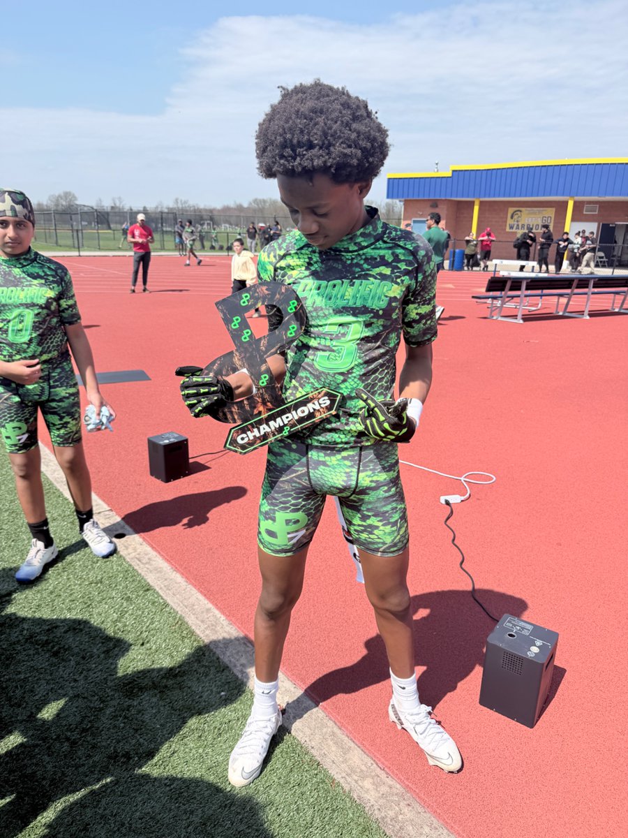 koffi78645's tweet photo. Great day at the Prolific Tournament 13u First Championship Win!! Finished off with two touchdowns and a interception  @PrepRedzoneNext  @Prolific7v7  @CoachLangeRBC @CoachKrumich @nextlvlculture @AlPopsFootball @RBCCaseys @247Sports @UANextFootball https://t.co/3uxfLaywpg