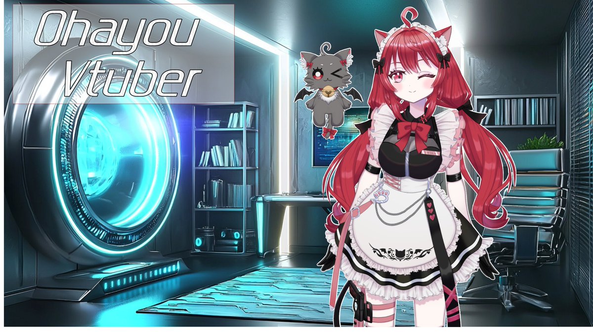 赫音ユリス🐿🐈⬛〖サイバー猫メイドVtuber〗5/2 4周年 tweet media