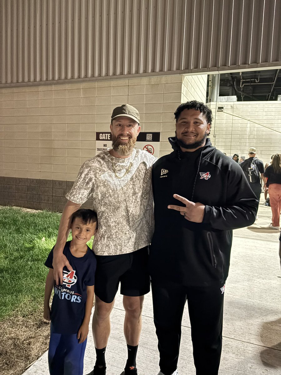 Pat_CurranMedia's tweet photo. Always good to see my guy @Cpatton88 do his thing on the field &amp; got to bring the kids &amp; my mom along this time too🫡

Kenz knocked out hard post game tho😂 https://t.co/DdZHMIzivI