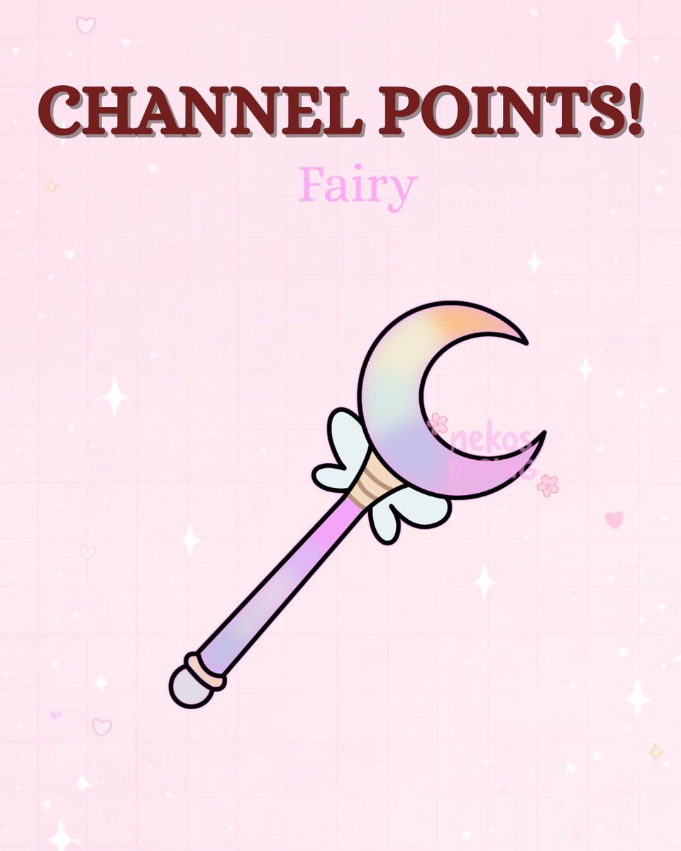Nekosdesing's tweet photo. Fairy vibes 🧚‍♀️✨
New individual channel point available 💕

Sparkle and magic for your stream

#channelpoints #digitalart #etsyshop #artmoots https://t.co/TNYgtYZS6p