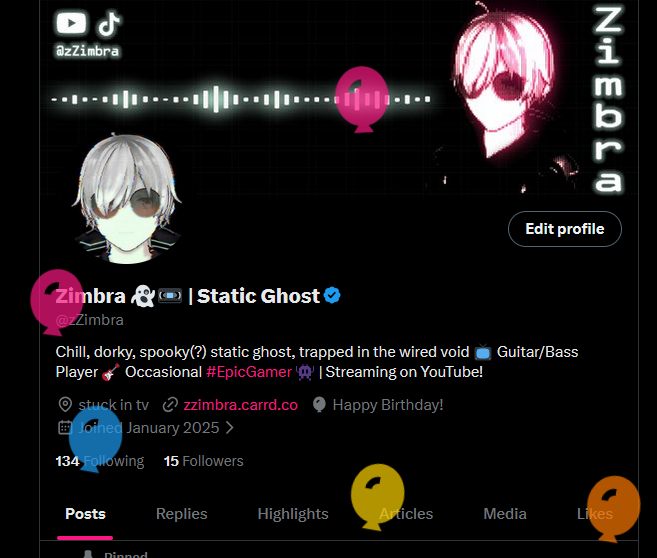 Zimbra 👻📼 | Static Ghost tweet media