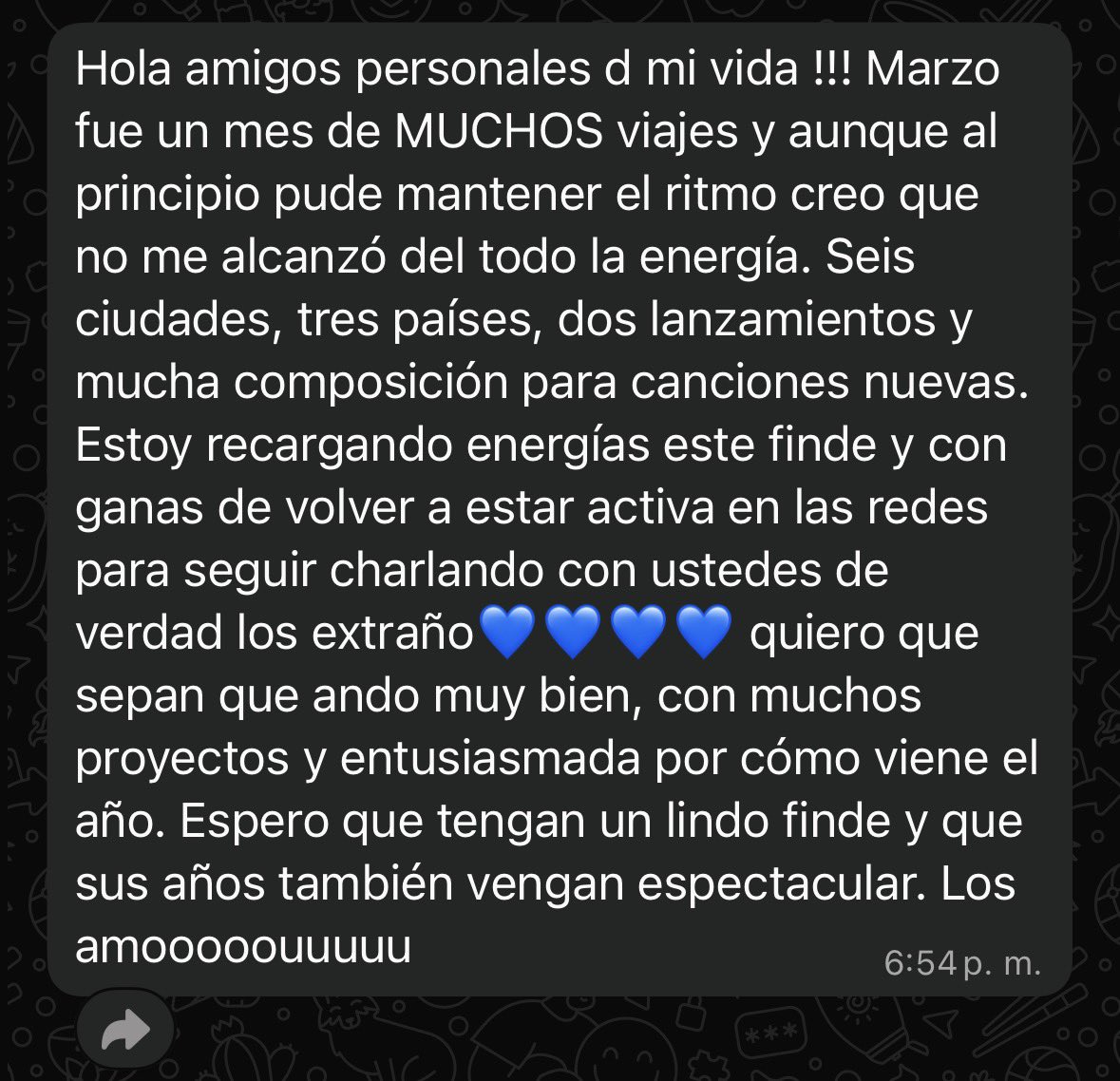 waldiernaga's tweet photo. Oli en su canal de Whatsapp!!💙💙 https://t.co/nF8glxQQtT