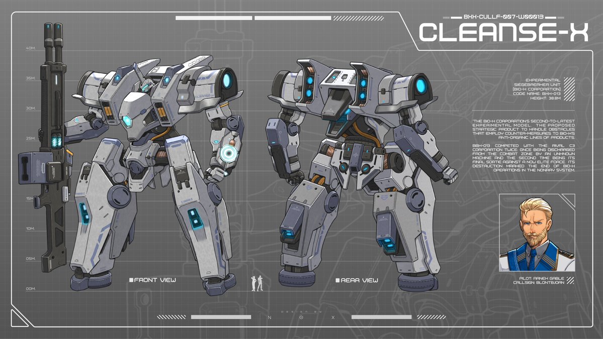 Nox 🌘Mecha Head | Open Commissions | tweet media