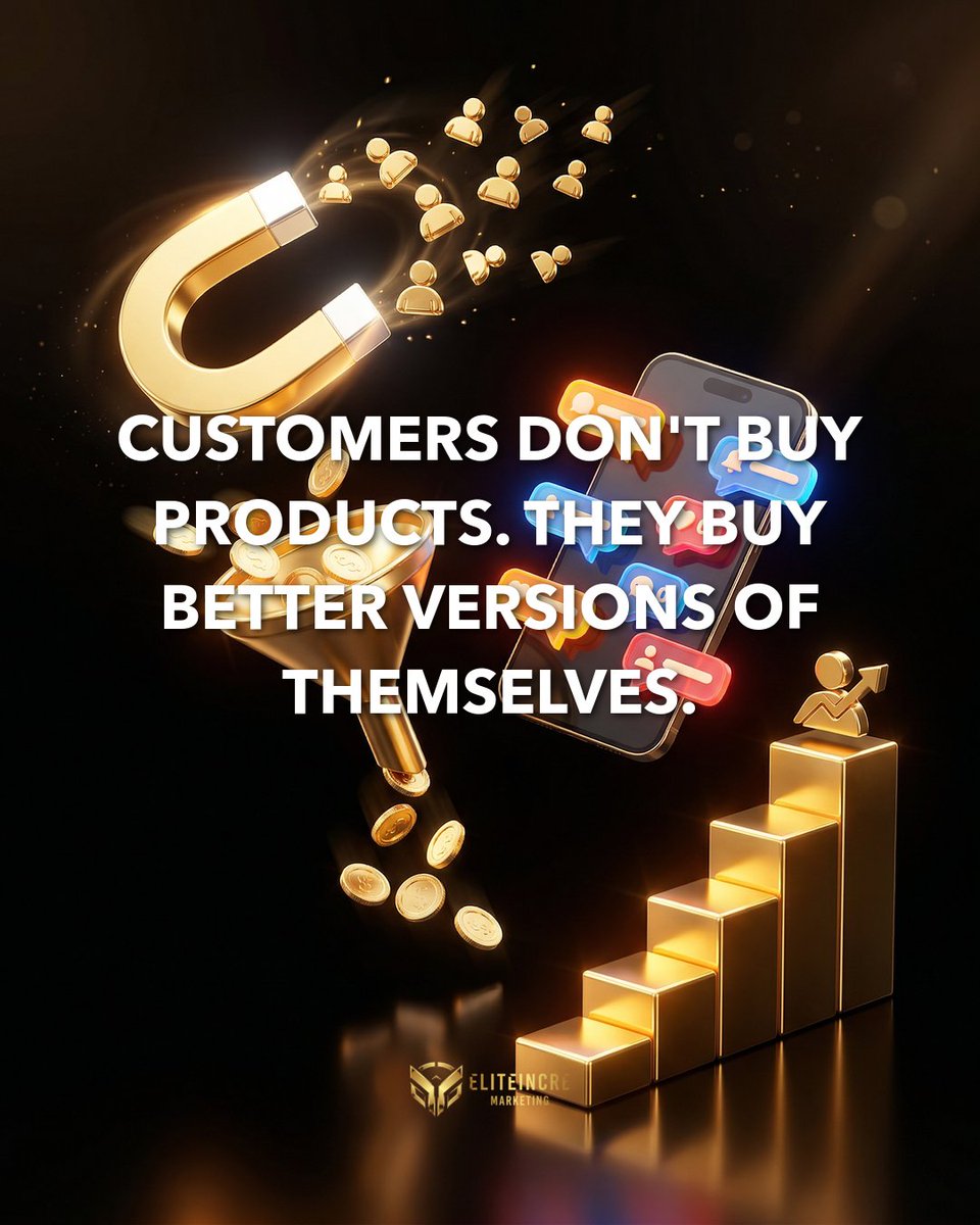 eliteincre's tweet image. People don't buy drills. They buy holes. Sell the transformation, not the tool.

#eliteincre #valueproposition #marketing #salesstrategy #customerfirst