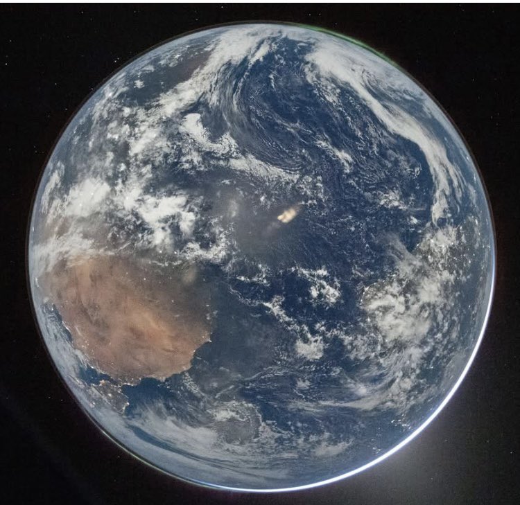This photo of our home taken by the Artemis II astronauts is so quiet and still, and yet it cries out, "Who is running this only world of ours, and why are we letting them? Why?"