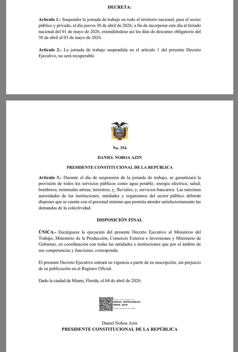 Ecuadorinmediato tweet media