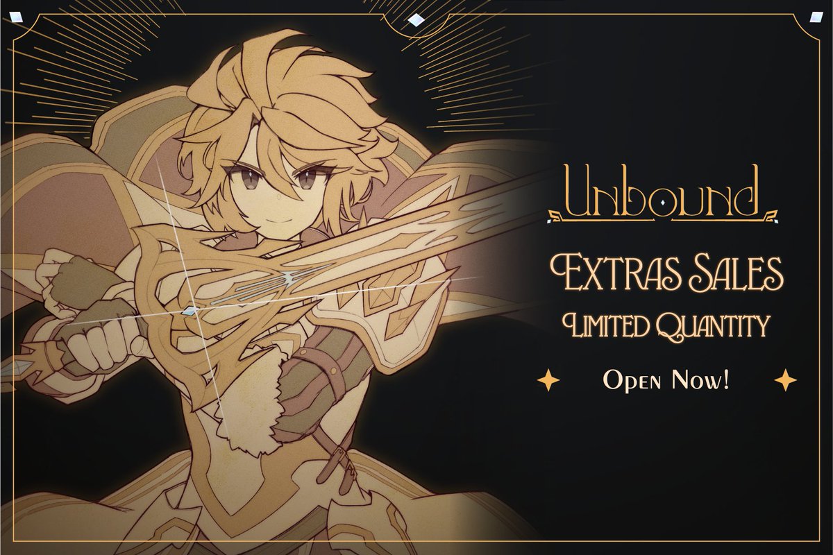 DragaliaTarot's tweet photo. Unbound Tarot Extras Sale is now live at https://t.co/ox2irAKc5o! Thank you for supporting Unbound Tarot Project! 
#unboundtarot #dragalialost #ドラガリ https://t.co/LOxUFFxcQg