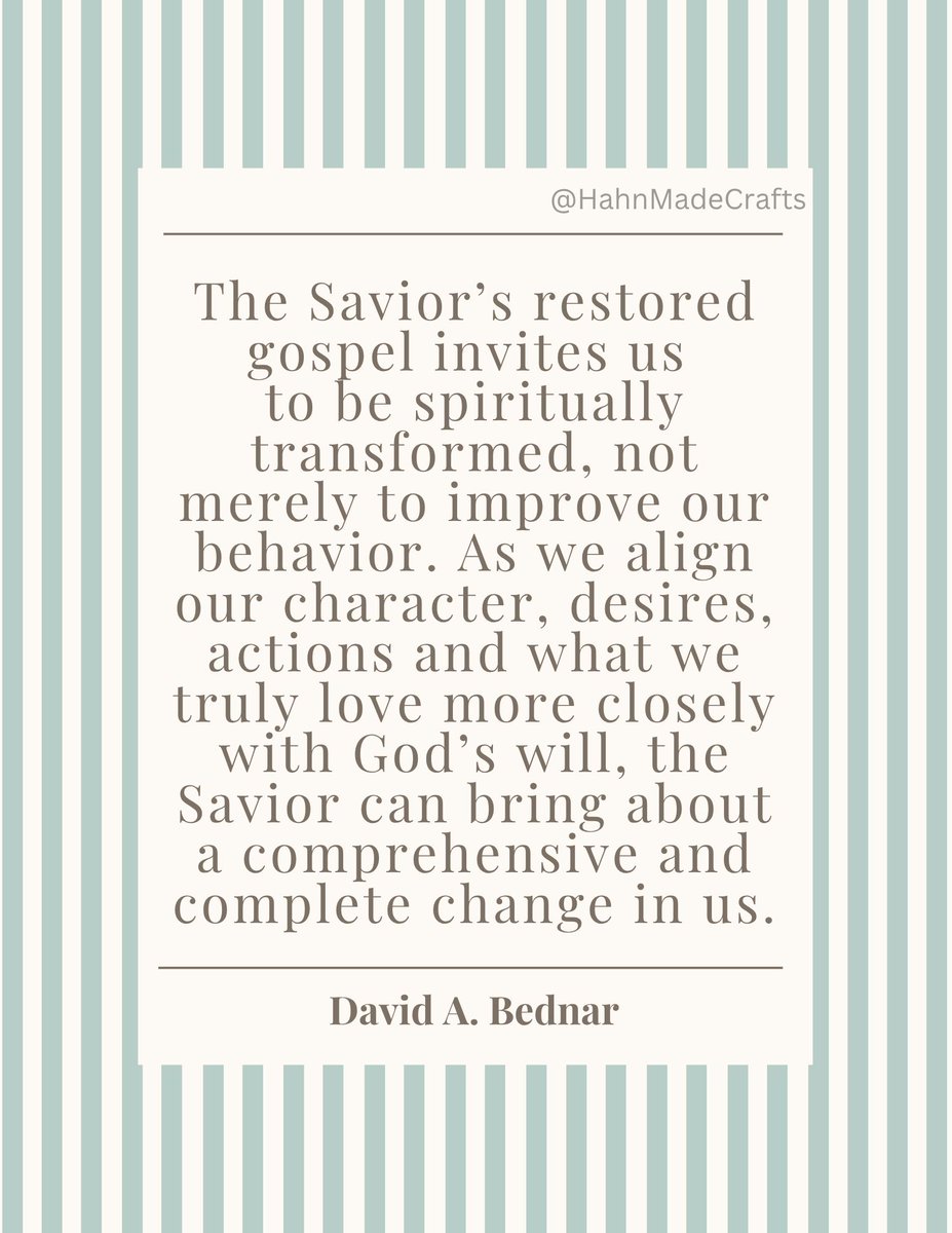NiccolPolson's tweet photo. #ElderBednar @BednarDavidA
#GeneralConference #ConferenceQuotes #GeneralConference2026 #ChristianQuotes https://t.co/Xajp7U4pqT