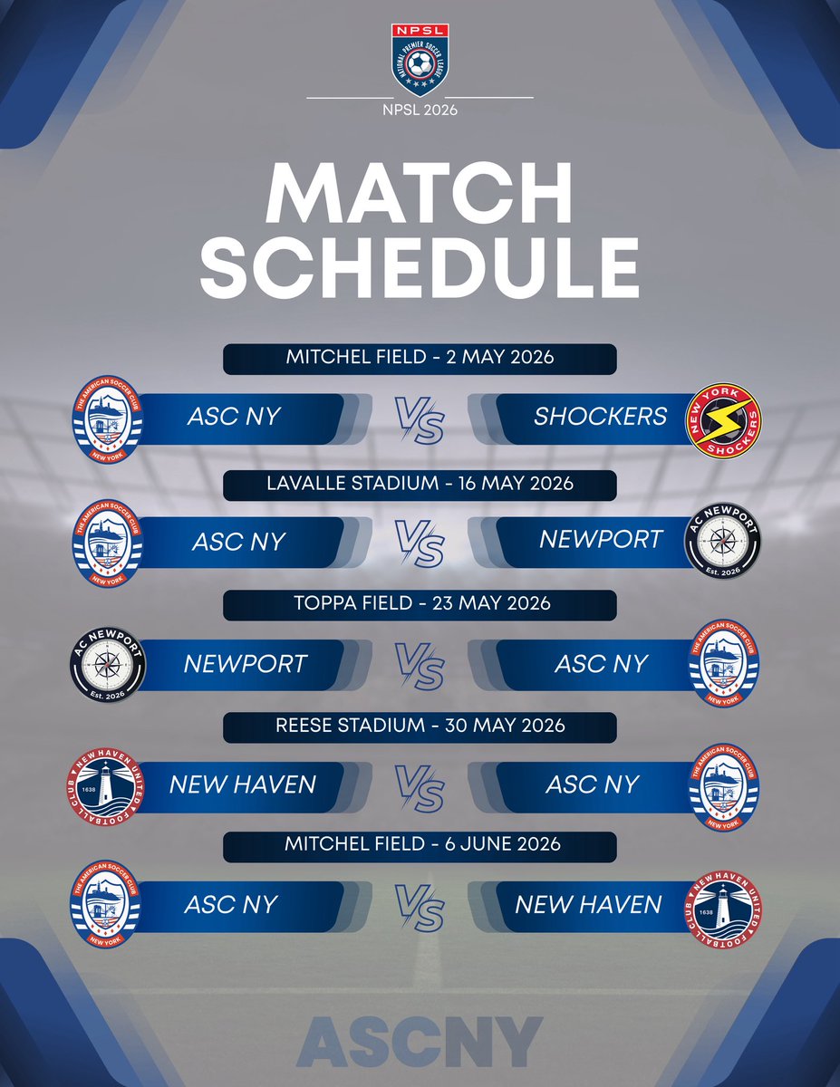 American Soccer Club New York tweet media