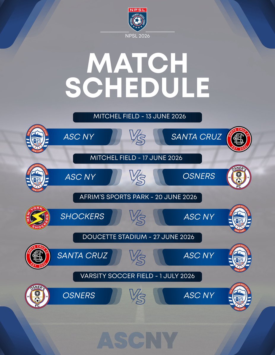 American Soccer Club New York tweet media