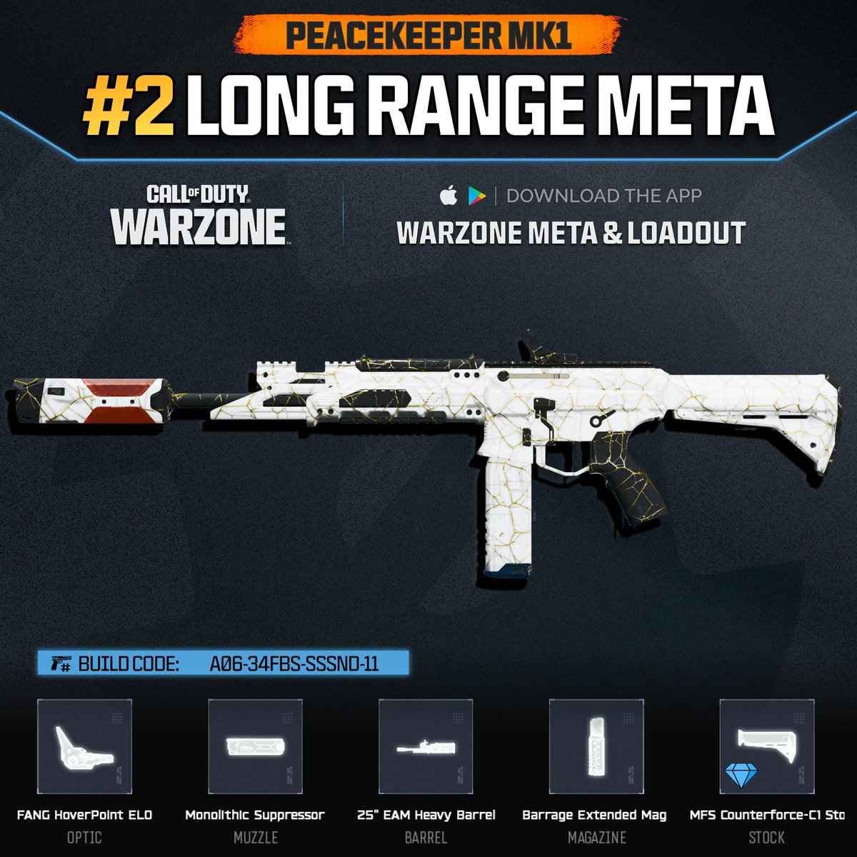 WZStatsGG's tweet image. ‼️🚨 BEST LONG RANGE META LOADOUTS 🚨‼️

💥 Here are the Top 3 Best Long Range Meta Loadouts to use in #Warzone Season 3! 🔥

🥇 MK35 ISR
🥈 PEACEKEEPER MK1
🥉 VOYAK KT-3