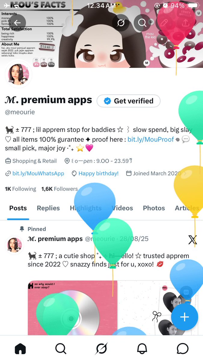 𝓜. premium apps tweet media