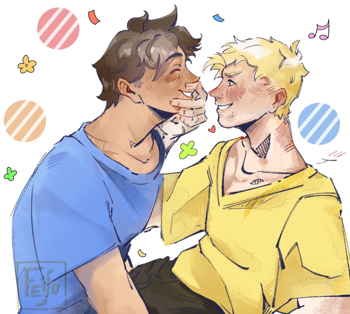 Feijo328's tweet photo. I have 3 different requests for Vincent76 so here you go gays 
He can be happy for once ToT #overwatch #soldier76 https://t.co/1Dl1iXR6Dd