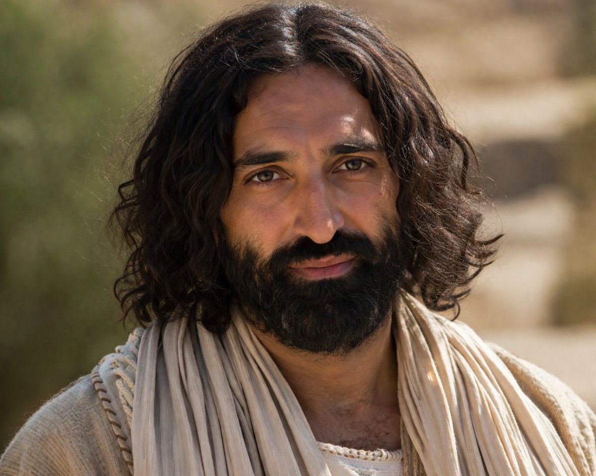 AustinCatmull's tweet photo. Last night I asked ChatGPT what the Savior likely looked like based on what we know about Him and His lineage, etc.

I like what it came up with.
#GeneralConference https://t.co/WW0KafYs6t