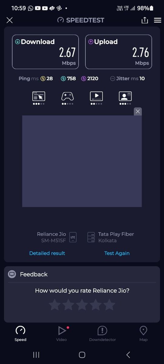 meRajesh_'s tweet photo. @JioCare This is #JIO 4g at #CityOfJoy kolkata at 11.00 pm.
From 4 days continuously call and internet not working. 
God knows this area jio tower when working properly.  When going to other area working fine.
But bhai jio cc samjhne ko ready nahi hai.
@RIL_Updates 
@_MukeshAmbani 
@TRAI https://t.co/IBwkMxha9L