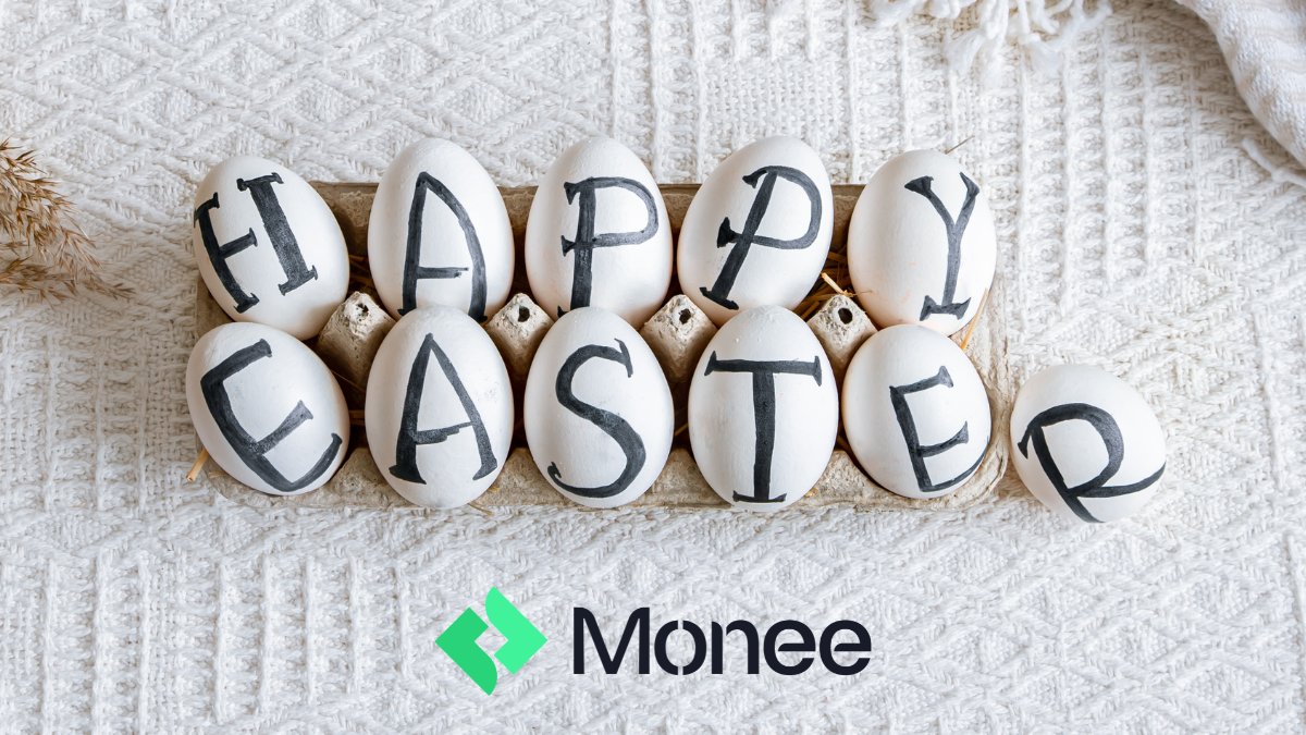 MoneeFinance's tweet image. Happy Easter to our community! 🐰 Wishing you a wonderful holiday filled with peace and joy.

Warmest wishes from the team at Monee. ✨

#Easter #Monee #HolidayGreetings