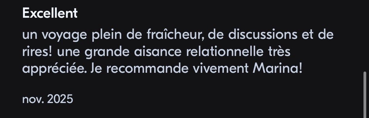 jennobie's tweet photo. quand jme sens nulle j’ai juste à regarder mes avis blablacar et tout va mieux https://t.co/qtisClQSQU