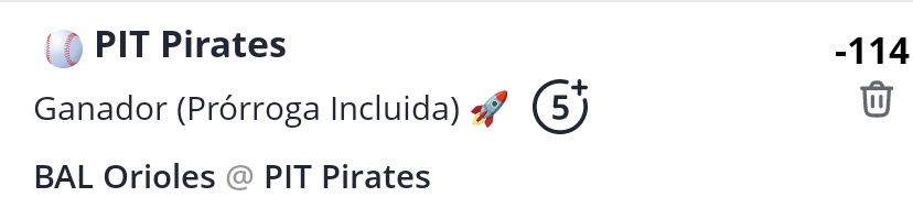 Zasi_Apuestas's tweet image. PIT Pirates a ganar. ¡Vamos! 🍀

#mlb #pittsburgpirates #apuestas