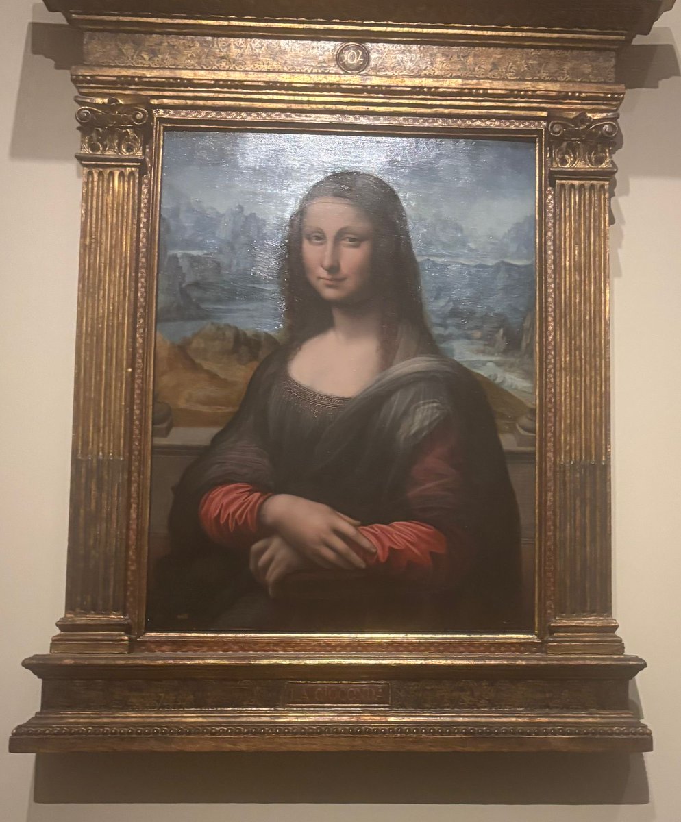 “La Gioconda” Museo Del Prado - Autor taller de Leonardo Da Vinci previo a la obra de la “Gioconda“ del museo del Louvre.