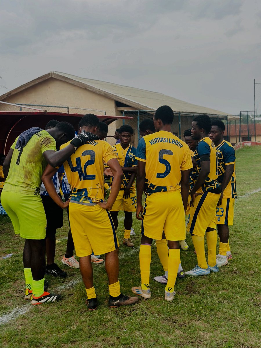 EbonyFootball's tweet photo. FULL TIME- at the Arena 

Ebony FC 2️⃣ - 1️⃣ Pac Academy 
⚽️⚽️Kitfranderx Owusu 

THREE WINS IN A ROW ✌️🤩

🟡🔵#EFC #HomeOfBeautifulGame #AccessBankDOL #EbonyPac https://t.co/pRynvuoSHk