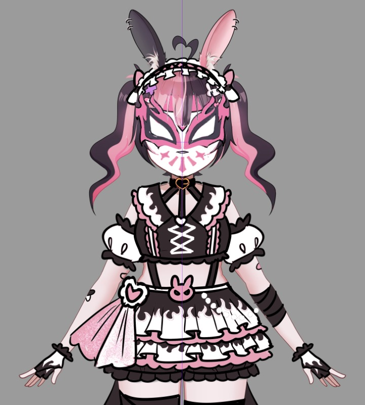 Pink Ikari VTuber ✨🐇 【 AiByte 👾】 tweet media