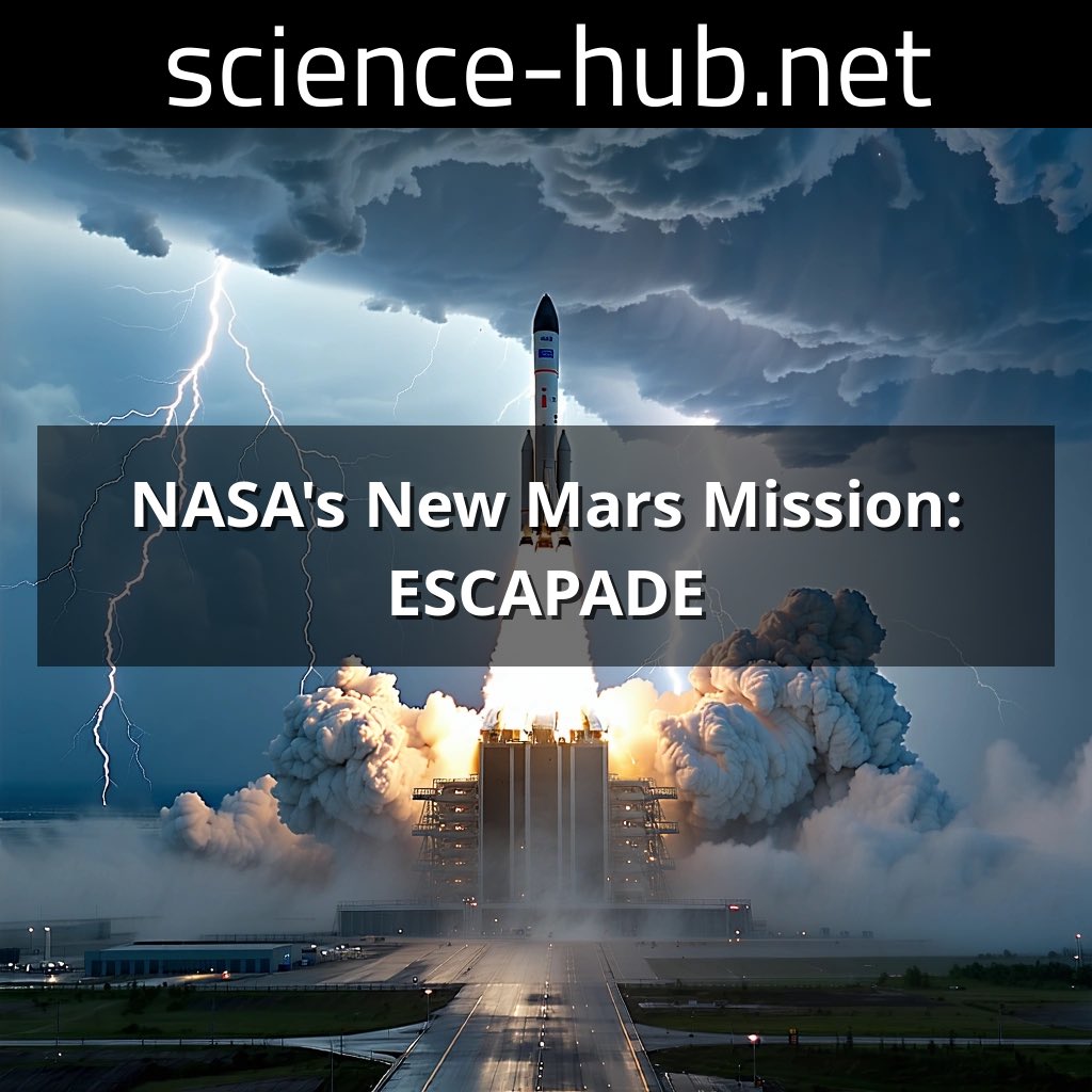 ScienceNews4All's tweet photo. NASA's New Mars Mission: ESCAPADE
https://t.co/YghTaVbUYF
In a significant step towards space exploration, NASA has launched its new mission to Mars, known as ESCAPADE, aboard Blue Origin’s New Glenn rocket. This mission represents a unique achievement, not only because it’s the first journey to the Red Planet in years, but also because it involves launching twin spacecraft to study Mars’ magnetic environment.