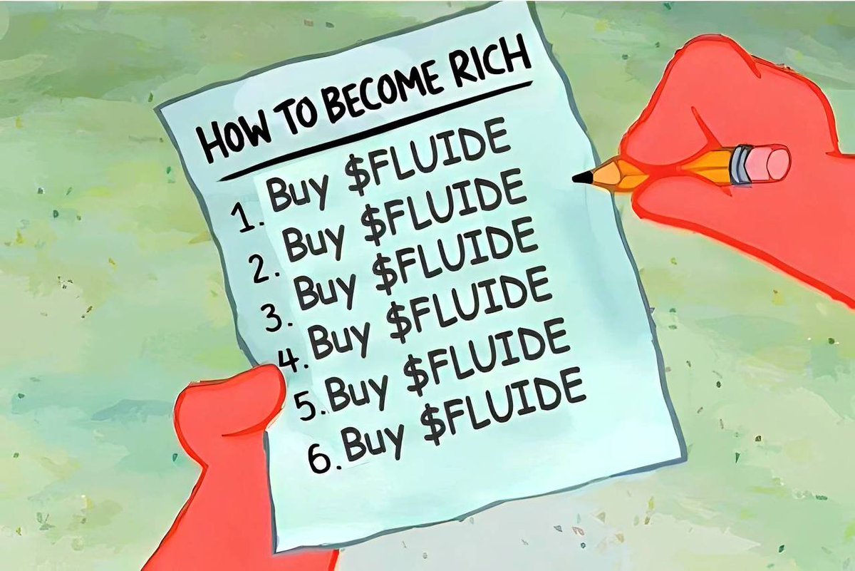 optimisteer's tweet photo. Buy $FLUIDE https://t.co/cKqbbKZCne