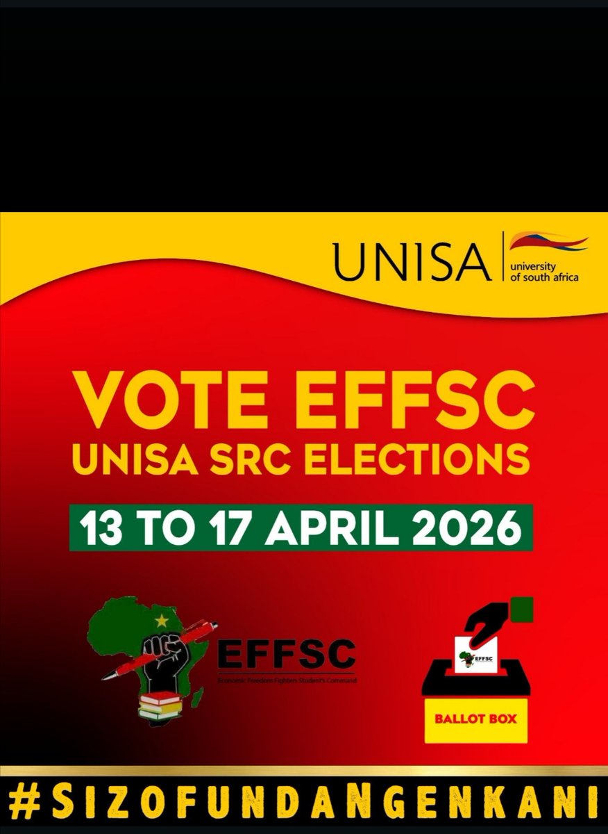 Unisa EFFYC Greater Joburg Region tweet media