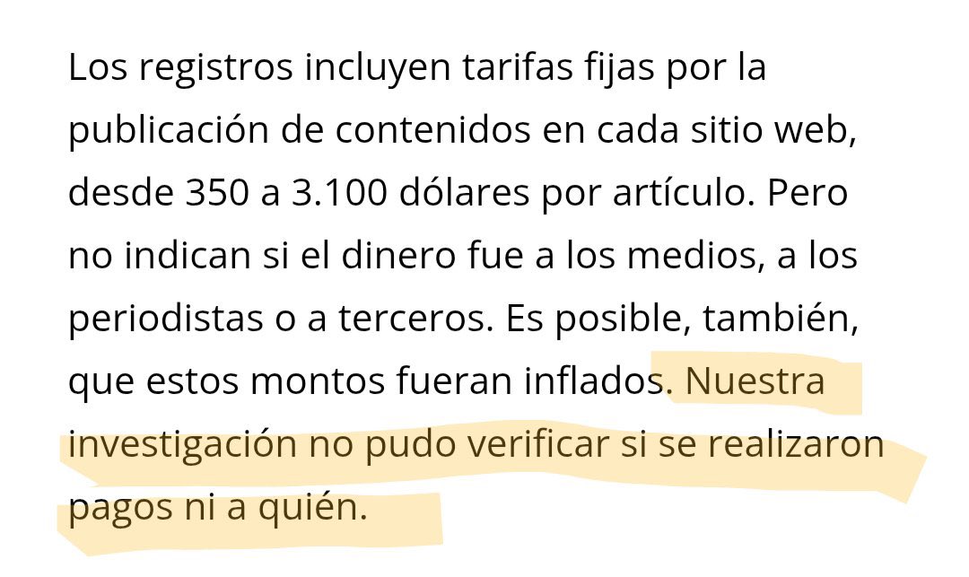 Loren196094's tweet photo. @therealbuni Esto dice la nota, es inchequeable que sea verdad 🤷🏻‍♂️ https://t.co/owUC0blHgr