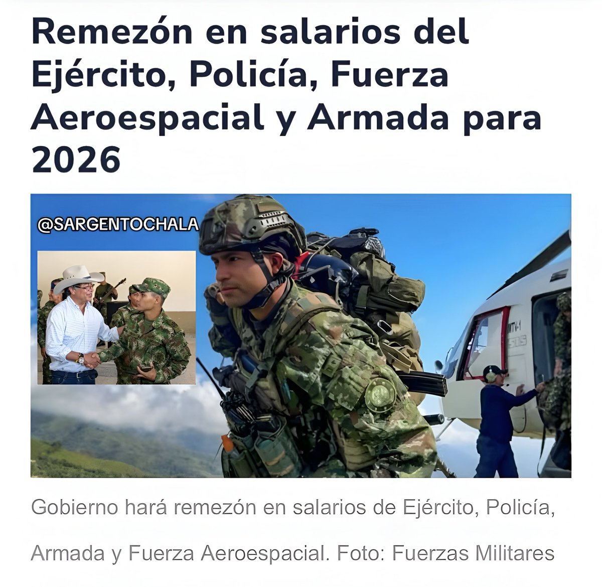🇨🇴SARGENTO DEL EJÉRCITO NACIONAL DE COLOMBIA🇨🇴 tweet media