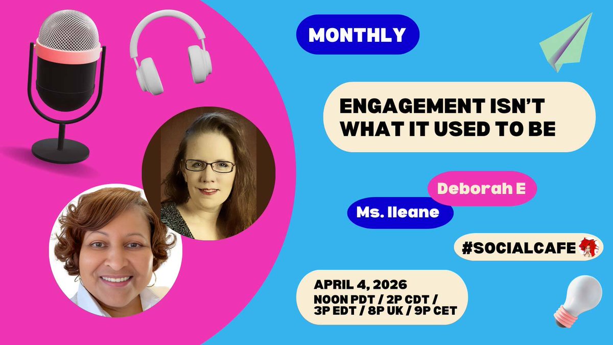 Deborah E, Pro Podcaster/Videographer #SocialCafe tweet media