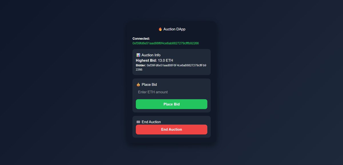 SScodings's tweet photo. New WEb3 Based Auction App place your bid and defend till the time ends👽👽 https://t.co/ttWxXoDmpM