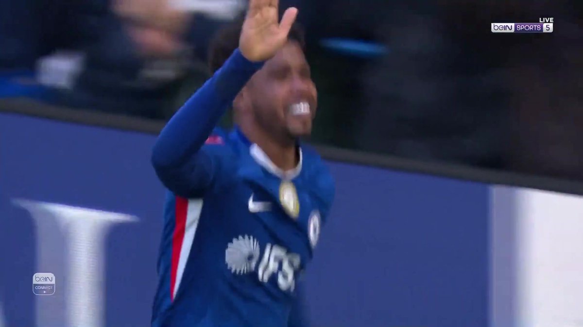 سانتوس يزيد الغلة ويسجل الهدف الخامس لتشلسي #كأس_الاتحاد_الإنجليزي 