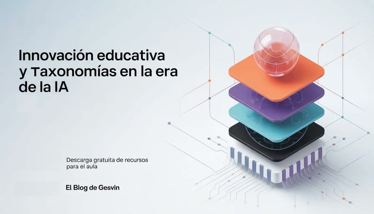gesvin's tweet image. 🚀 ¡Docentes! Hemos lanzado 20 nuevas guías y 8 recursos gratuitos para transformar el aula. Desde IA ética hasta Taxonomía de Bloom y Marzano. Todo lo que necesitas para innovar de verdad. 📚✨ ¡No te lo pierdas! gesvinromero.com/2026/04/07/res… #Educación #IA #Docentes vía @gesvin