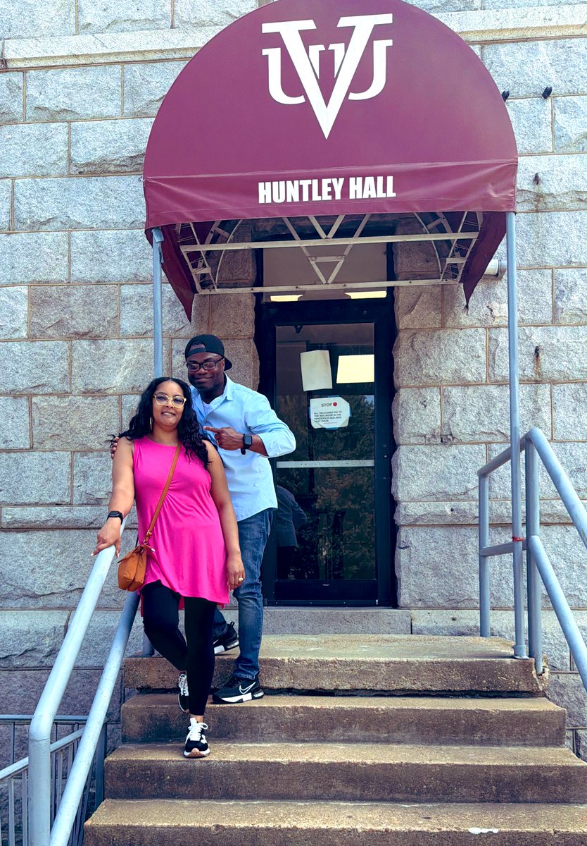 HudsonLabRIT's tweet photo. Before leaving Richmond, my wife Candice and I took our son, Michael to visit @VAUnion1865, the place where we met 30 years ago.

There’s something about the HBCU experience that simply can’t be replicated…the education, the inspiration, the culture, the pride, the legacy.

#VUU #VirginiaUnionUniversity #Panthers