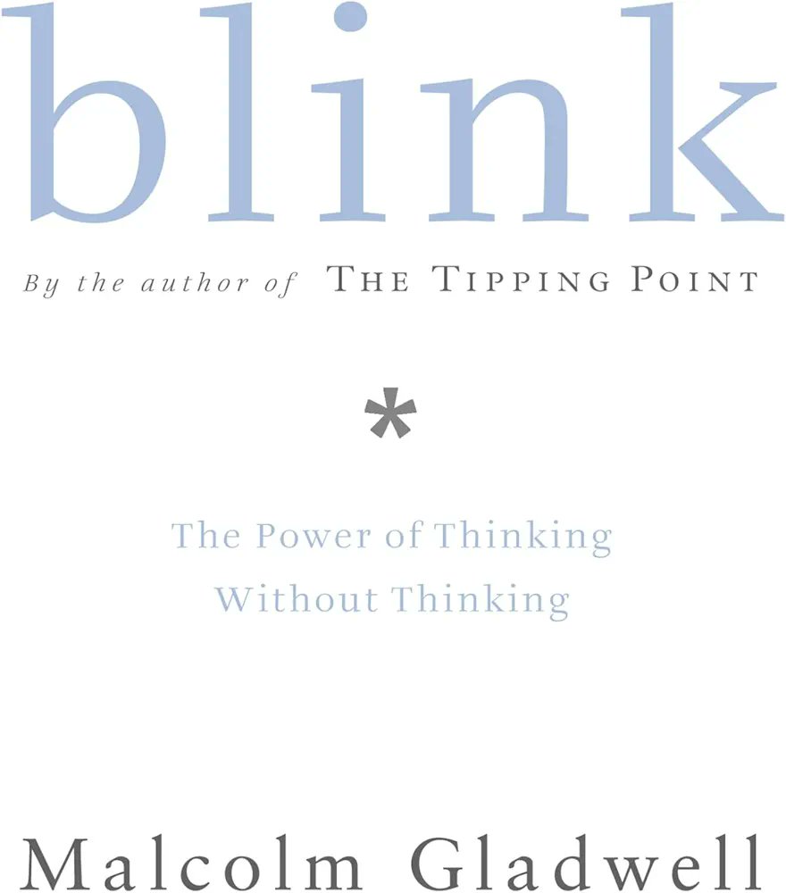 Benkatanaa's tweet photo. Book 4/ 2026

Blink: The power of thinking without thinking by Malcolm Gladwell: 2005

In Blink, Gladwell reveals that great decision makers are those who perfect the art of "thin-slicing" - filtering the very few factors that matter from an overwhelming number of variables. https://t.co/VFevtdlUsm