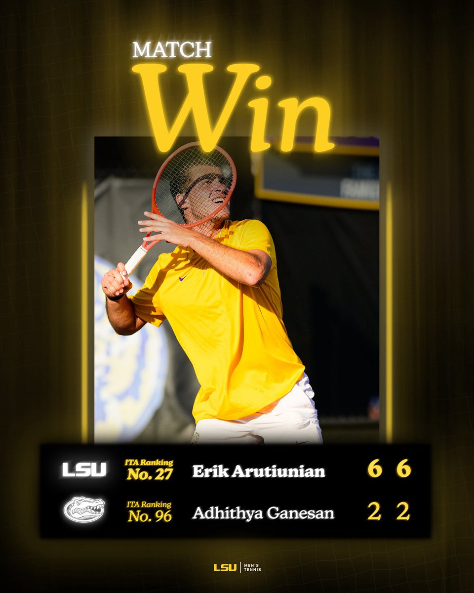 LSU Men's Tennis tweet media