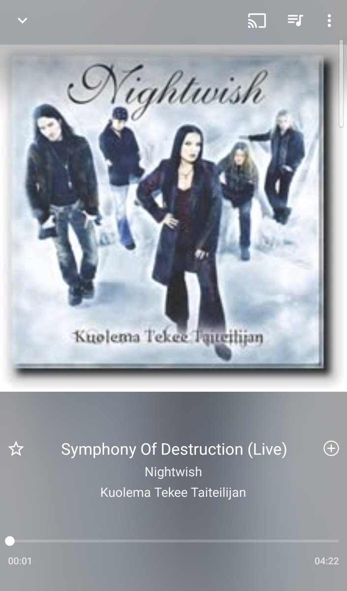 ［ Symphony Of Destruction ］
で
Nightwish カバーを思い浮かぶ人は少なそう

youtu.be/NWV7F8xu3lM?si…