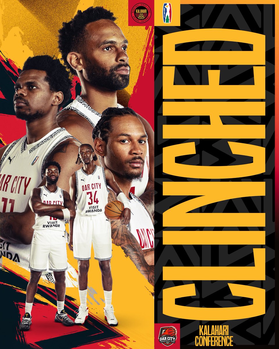 HISTORY MADE FOR TANZANIA! 🇹🇿🔥
Dar City secure their spot in the BAL Playoffs in Kigali in their first season. 🎉