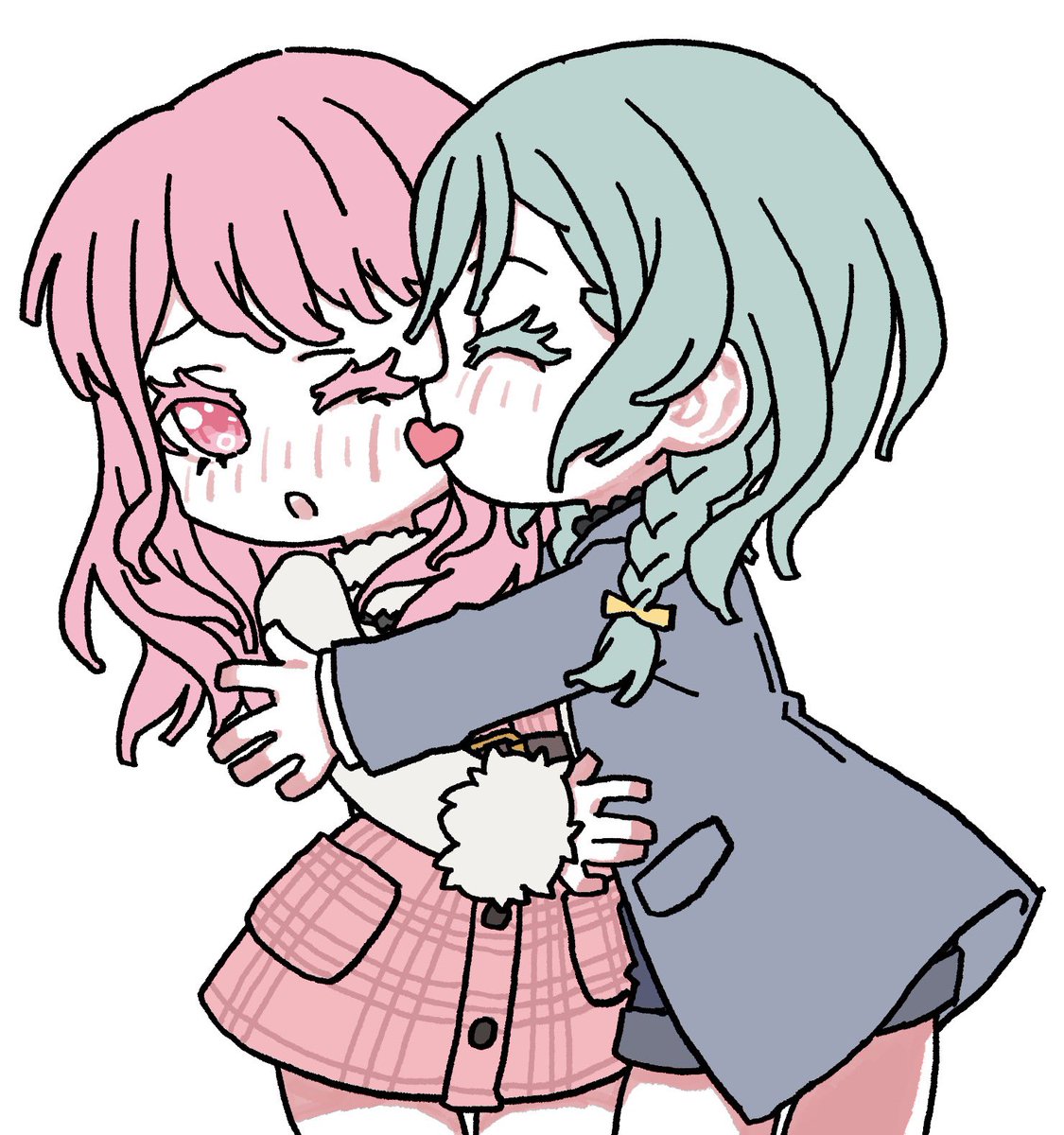 开始赶一个接力图了，所以简单涂个可爱日菜彩
#ひなあや
#あやひな