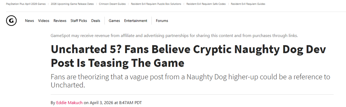 Saved You A Click Video Games tweet media