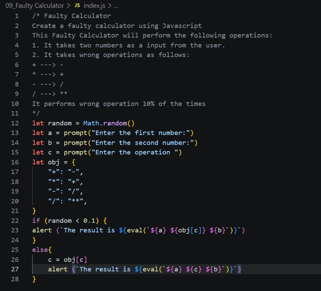 Tanushree_171's tweet photo. Day 11 🚀 (Restart) #100daysofcode
Back to the grind 💻🔥
Learned:
• Functions
• Strings
• Template literals
• Slicing
Built a faulty calculator (and learned a lot 😅)
Break over. Now consistency continues. 💪
 #JavaScript #WebDev #BuildInPublic https://t.co/aqju3sTcub