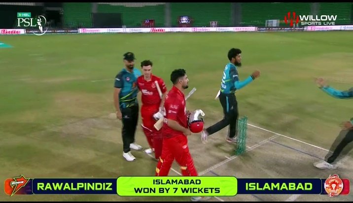 Easy work for Islamabad United 😮‍💨
Rawalpindiz had no answers tonight