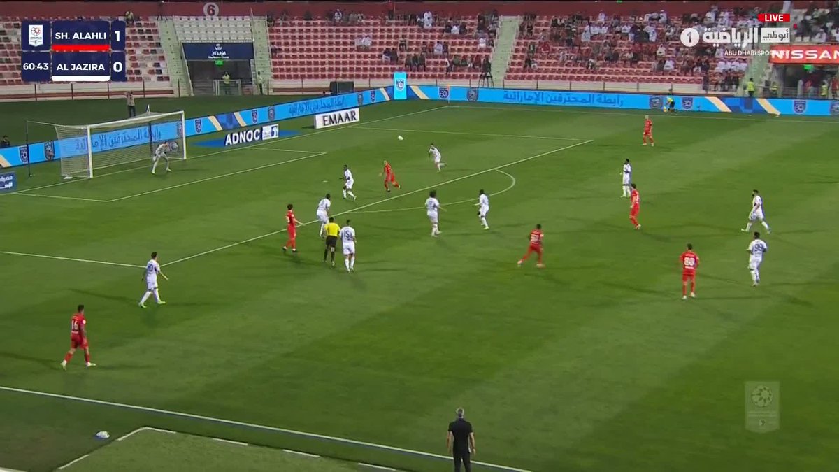 ليكوفيتش يتألق مرة أخرى. أبوظبي الرياضية 1 | #شباب_الأهلي_الجزيرة 